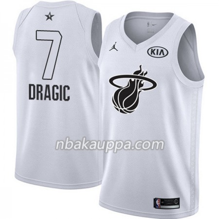 Miami Heat Goran Dragic 7 2018 Kaikki tähti Jordan Brand Valkoinen Pelipaidat Swingman - Miesten